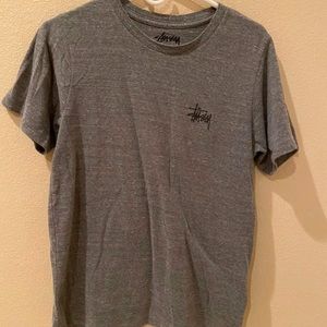 stussy gray t shirt